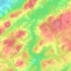 Milltown topographic map, elevation, terrain