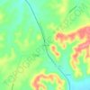 McKinney topographic map, elevation, terrain