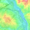 Gaines Court topographic map, elevation, terrain