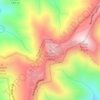 Craggy Pinnacle topographic map, elevation, terrain