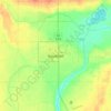 Vauxhall topographic map, elevation, terrain