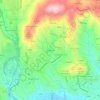 Contornina topographic map, elevation, terrain