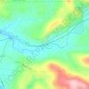 Walloomsac topographic map, elevation, terrain