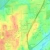 Lynn Woodoaks topographic map, elevation, terrain