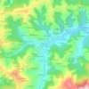 San Julián topographic map, elevation, terrain