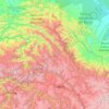 Provincia de Calca topographic map, elevation, terrain