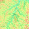 Clarksburg topographic map, elevation, terrain