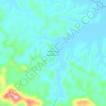 Vinanitelo topographic map, elevation, terrain