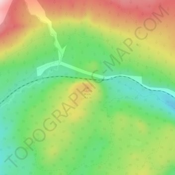 Raven Rock topographic map, elevation, terrain