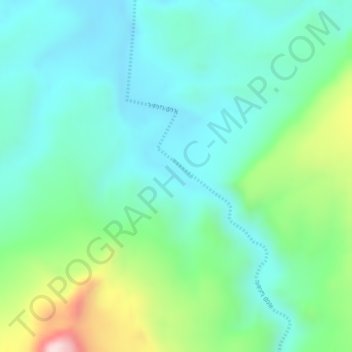 Contur topographic map, elevation, terrain