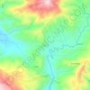 Trouin topographic map, elevation, terrain