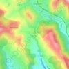 Col de Nice topographic map, elevation, terrain