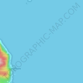 Kermadec Islands topographic map, elevation, terrain