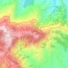 Nagarkot topographic map, elevation, terrain