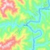 乐素河镇 topographic map, elevation, terrain