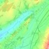Progens topographic map, elevation, terrain