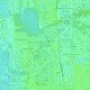 Coconut Shores topographic map, elevation, terrain