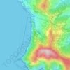 San Rocco di Camogli topographic map, elevation, terrain