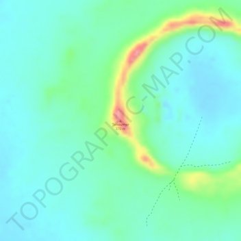 Tenoumer topographic map, elevation, terrain