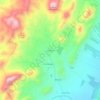 Los Arejos topographic map, elevation, terrain