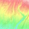 Petiga topographic map, elevation, terrain