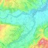 Congiunti topographic map, elevation, terrain