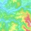 Ceserano topographic map, elevation, terrain