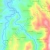 Porrión topographic map, elevation, terrain