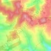 Andevanne topographic map, elevation, terrain