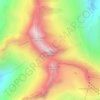 Bächenstock topographic map, elevation, terrain