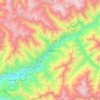 Bazarak topographic map, elevation, terrain
