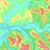 Buffalo Valley topographic map, elevation, terrain