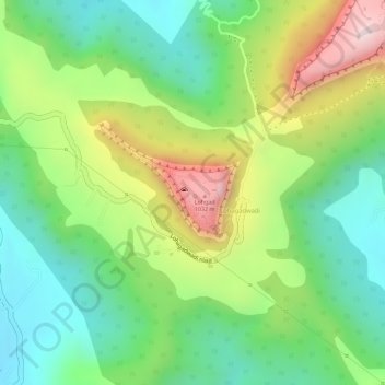 Lohagad Fort topographic map, elevation, terrain