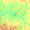 Buta topographic map, elevation, terrain