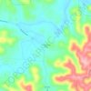 Temperance Hall topographic map, elevation, terrain