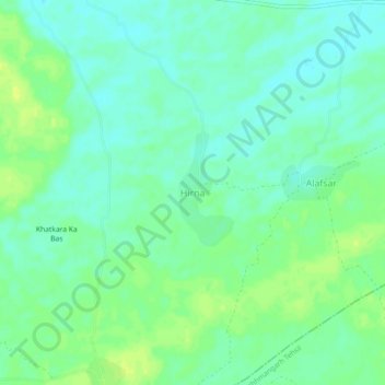 Hirna topographic map, elevation, terrain