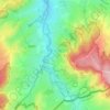 Camerig topographic map, elevation, terrain