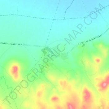 Bir Halima topographic map, elevation, terrain