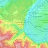 Le Pecq topographic map, elevation, terrain