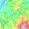 Les Roches topographic map, elevation, terrain