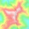 Manly Peak topographic map, elevation, terrain