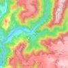 Manhaval topographic map, elevation, terrain