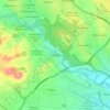 La Presa topographic map, elevation, terrain