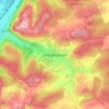 Obergrombach topographic map, elevation, terrain