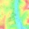 Cringletie topographic map, elevation, terrain