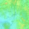 Galgamuwa topographic map, elevation, terrain