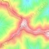 Old Bald topographic map, elevation, terrain