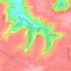 Dhuisy topographic map, elevation, terrain
