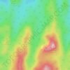 Girraween topographic map, elevation, terrain