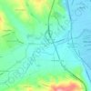 Ricci topographic map, elevation, terrain